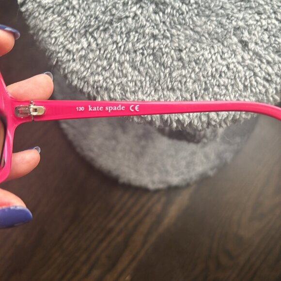Kate Spade Pink and Black Women’s Sunglasses - Picture 3 of 8